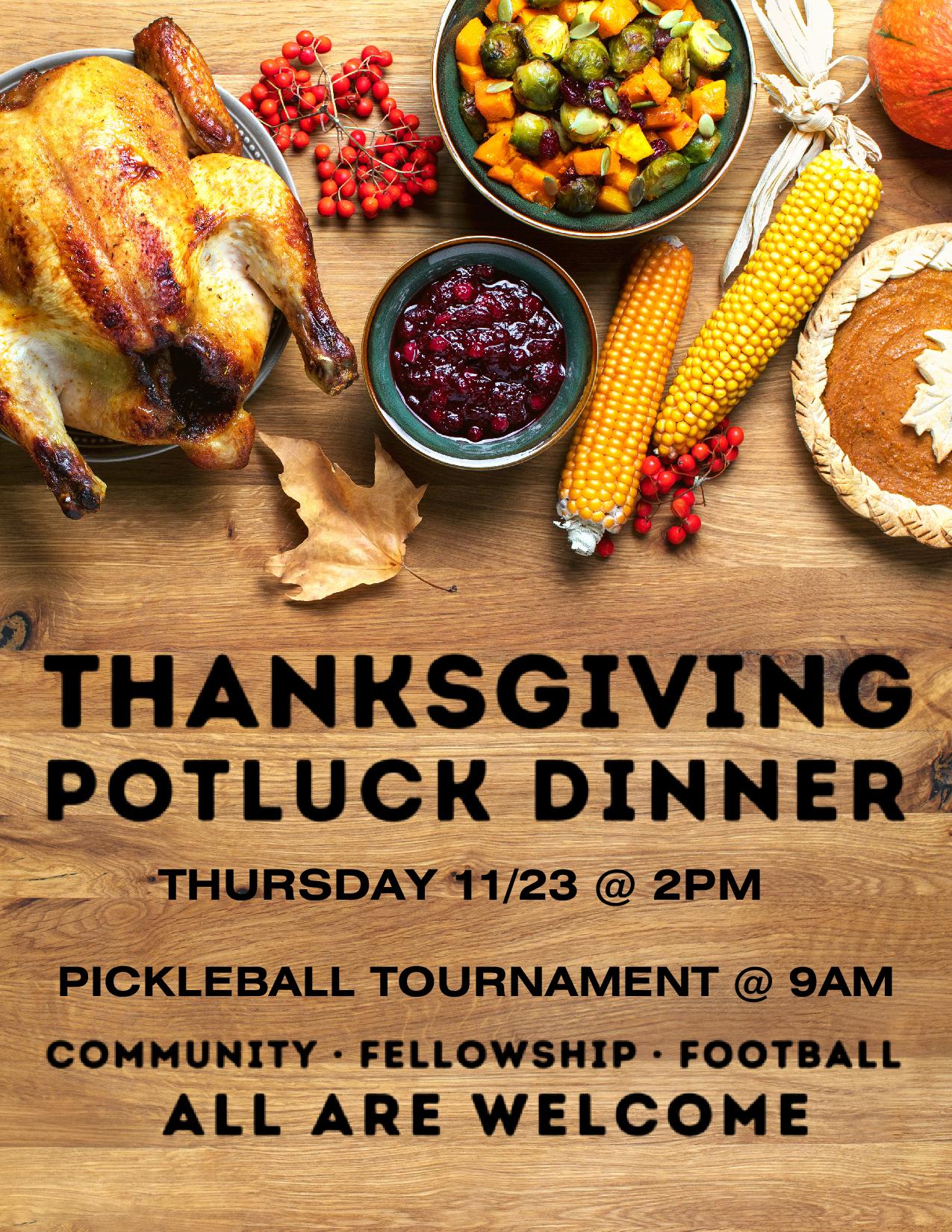 Thanksgiving Potluck Dinner | Recovery Anne Arundel